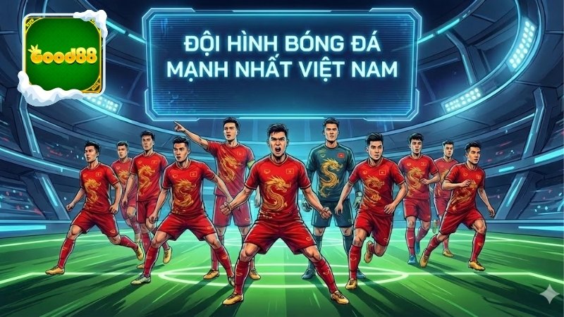 Đội hình mạnh nhất Việt Nam theo sơ đồ chiến thuật